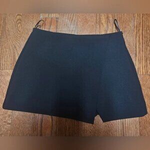 Zara Black Skorts Sleek Minimalist Design